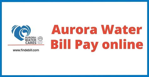 aurora water bill|aurora online bill pay.